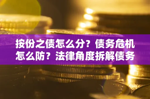 济南按份之债怎么分？债务危机怎么防？法律角度拆解债务分配与风险自保指南