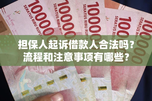 济南担保人起诉借款人合法吗？流程和注意事项有哪些？