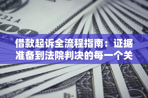 济南借款起诉全流程指南：证据准备到法院判决的每一个关键步骤