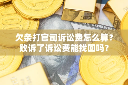 济南欠条打官司诉讼费怎么算？败诉了诉讼费能找回吗？